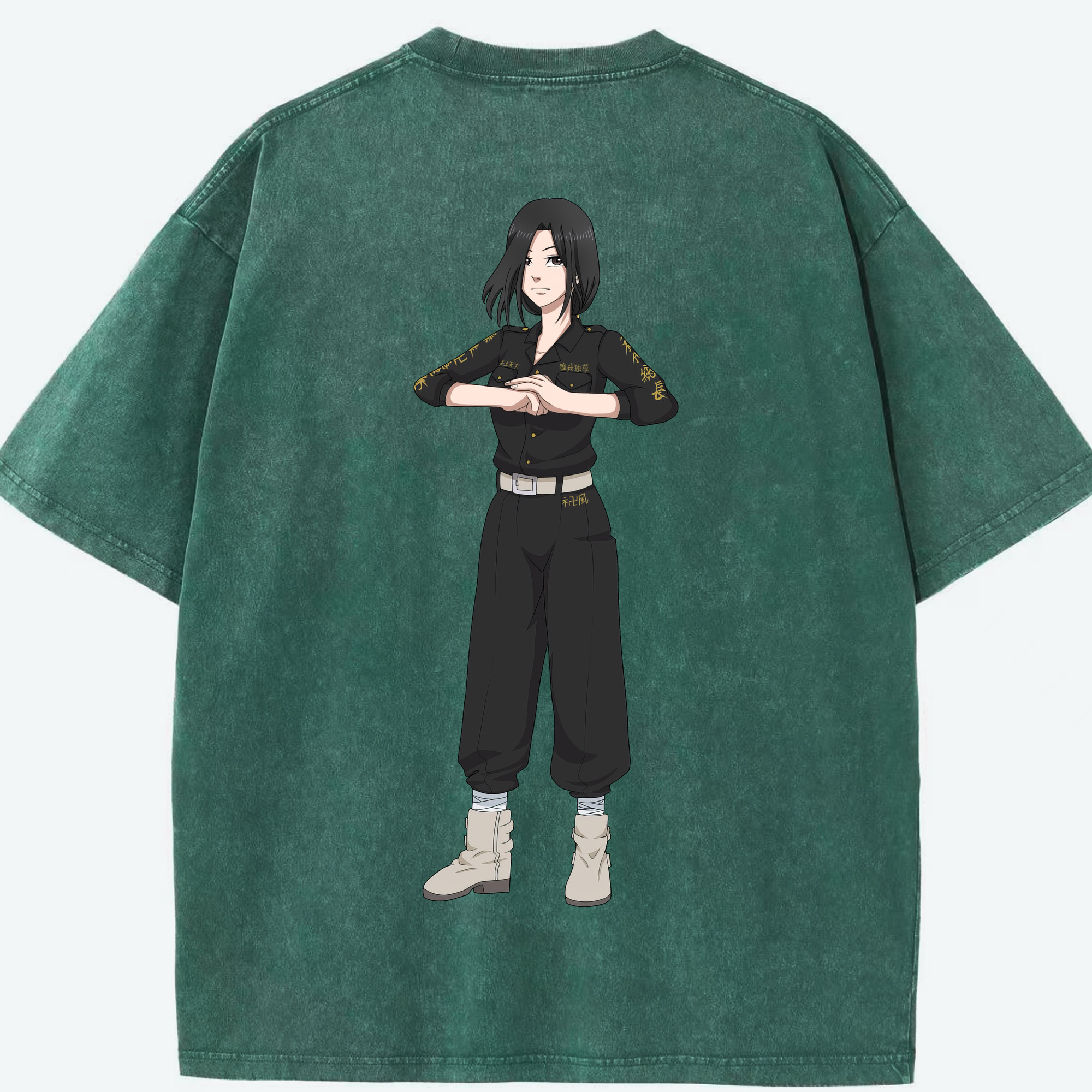 （画像用） 東京リベンジャーズ Tokyo Revengers 綿100% ヴィンテージ風 半袖Tシャツ（背面プリント）